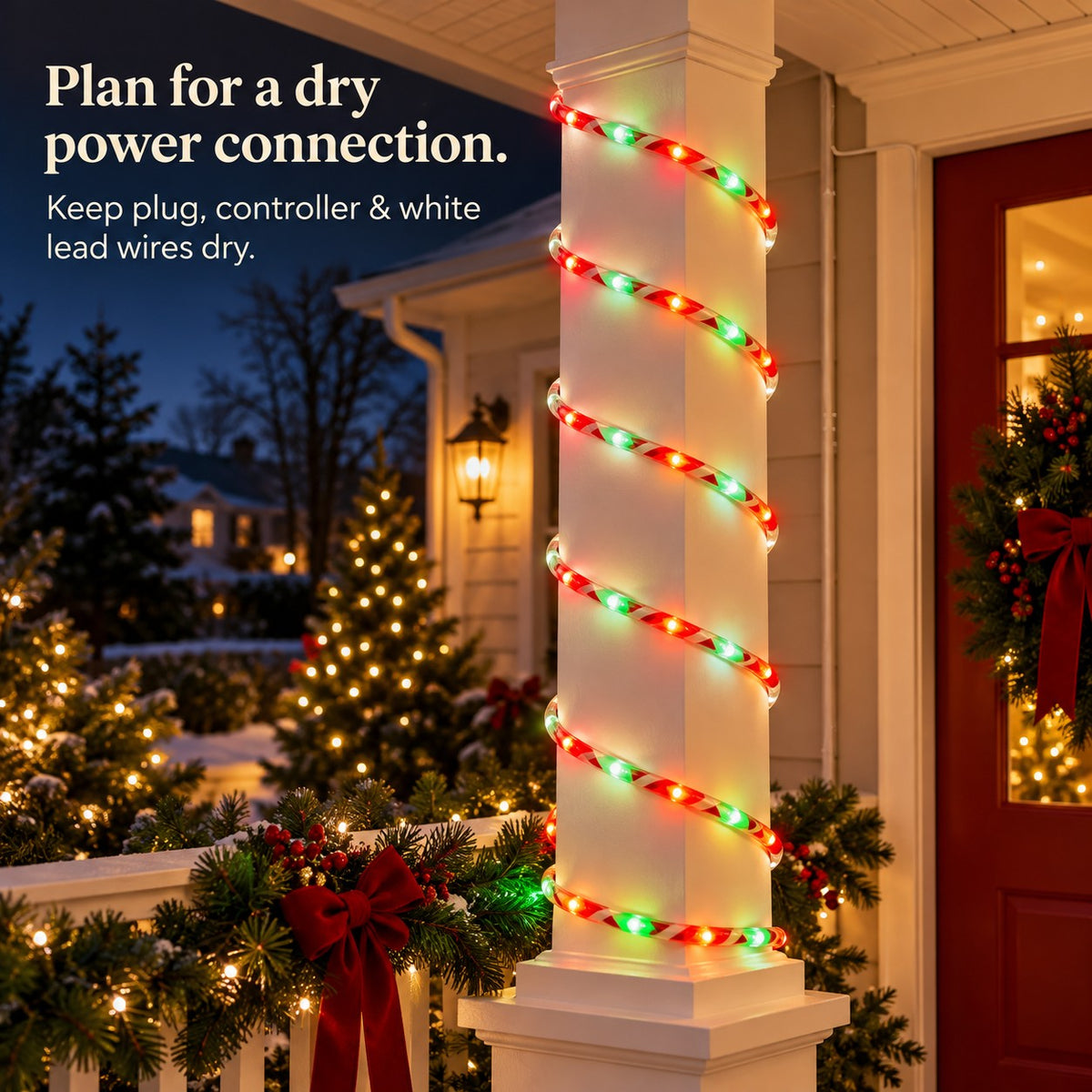 π Candy Cane LED Rope Lights β Wrap Your Home in Christmas