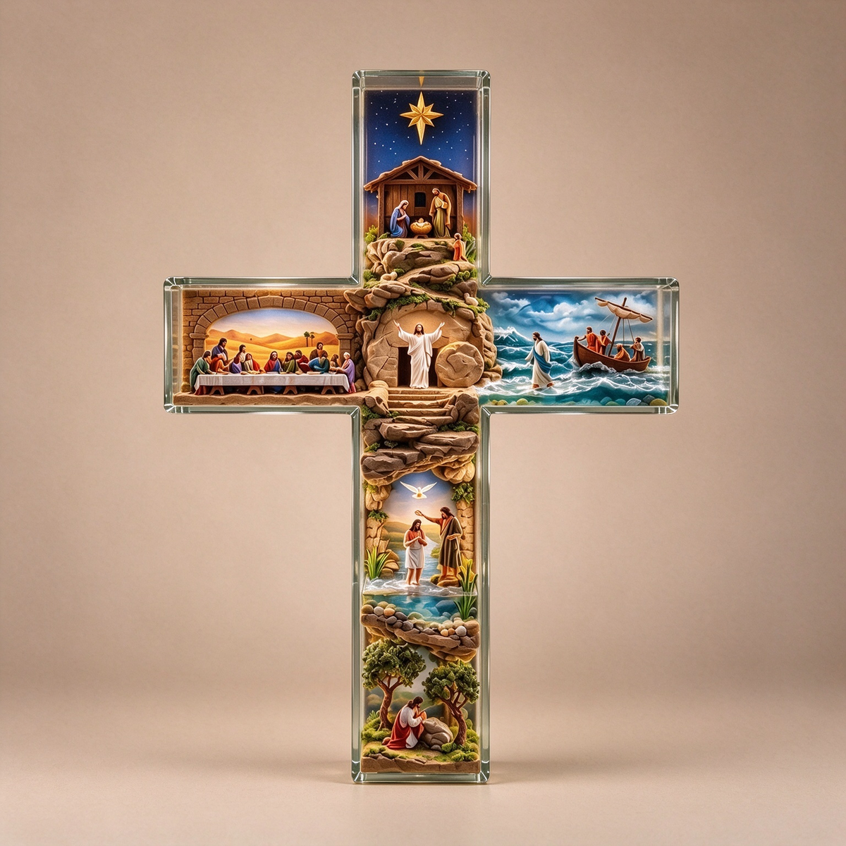 🌟A Sacred Gift They’ll Cherish Forever | Illuminated Bible Cross Nightlight