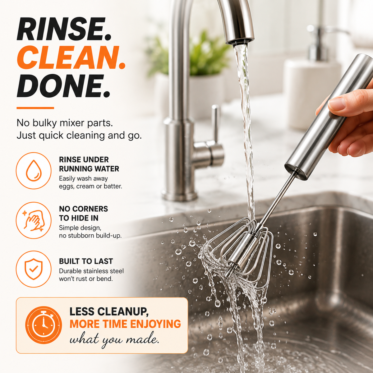 π₯ 2-Pack Hand-Push Rotary Whisk β Press, Spin & Mix with Ease