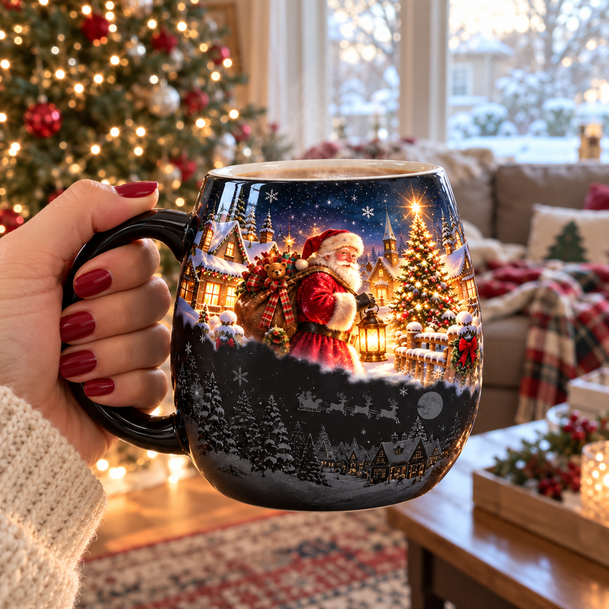 🔥50% OFF✨Christmas Magic Color-Changing Mug – Heat Reveal Holiday Gift