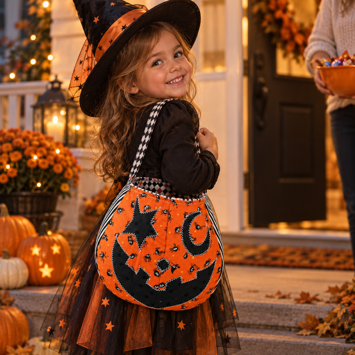 π Handmade Halloween Memory Bag