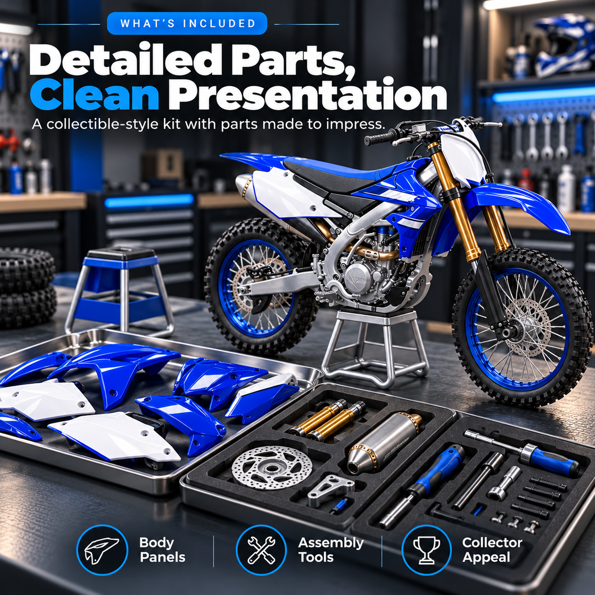 π DIY Motocross Dirt Bike Model Kit ποΈ Build Your Own Off-Road Legend!