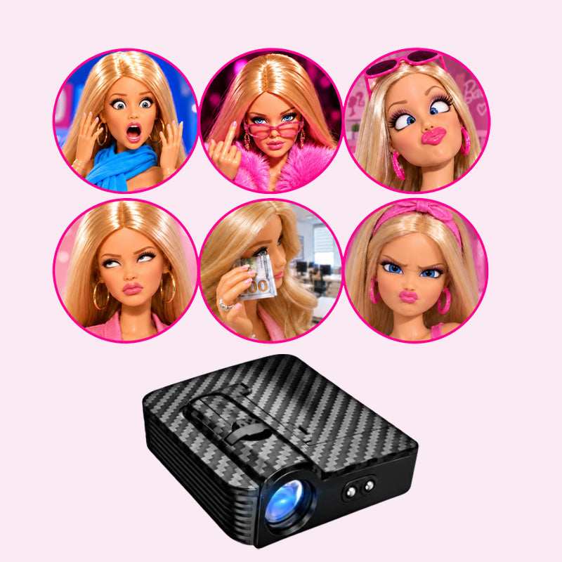 Pink Aesthetic Car Door Welcome Projector Light