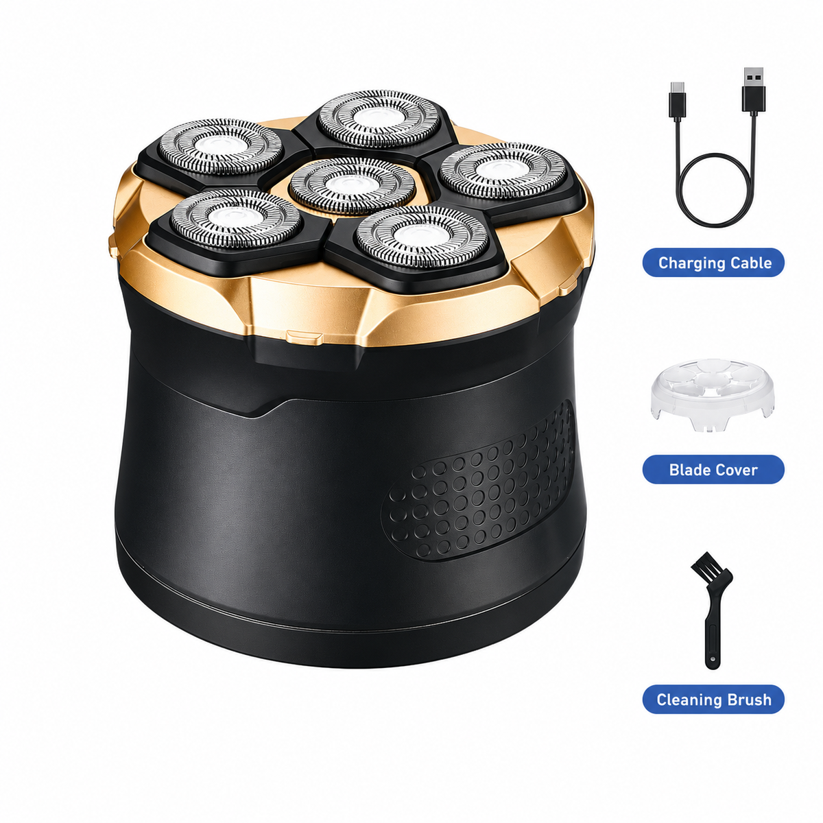 Free Shippingš„ 7D Electric Head Shaver for Men | Wet & Dry Rotary Razor