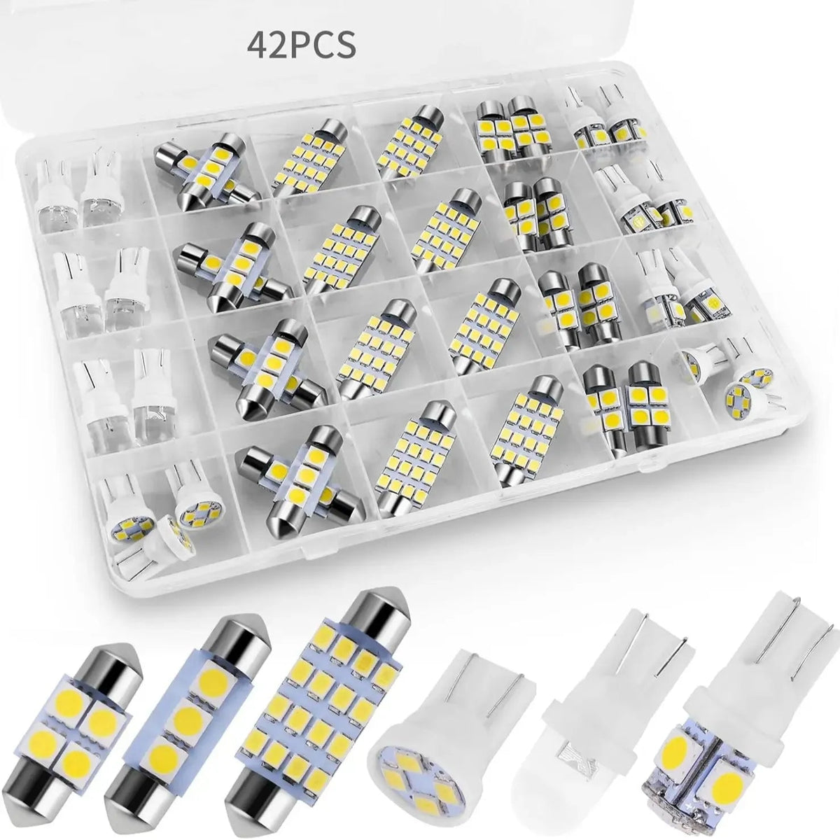 đ„70 & 42 Pcs Interior Car Light Kit