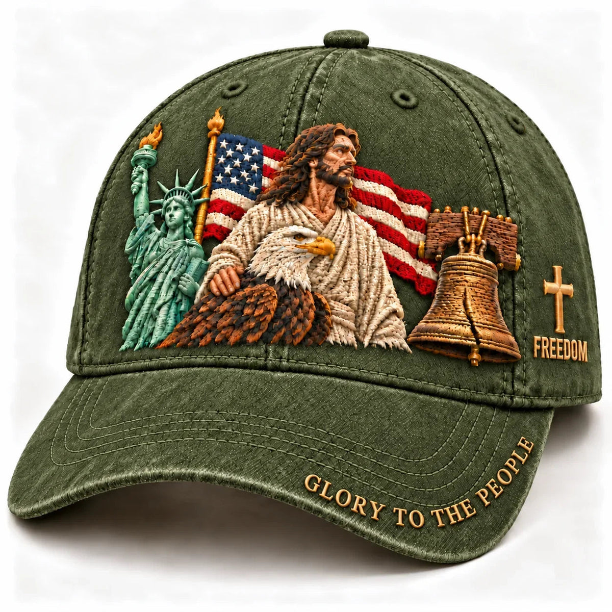 ✝️🇺🇸 Faith & Freedom American Heritage Cap