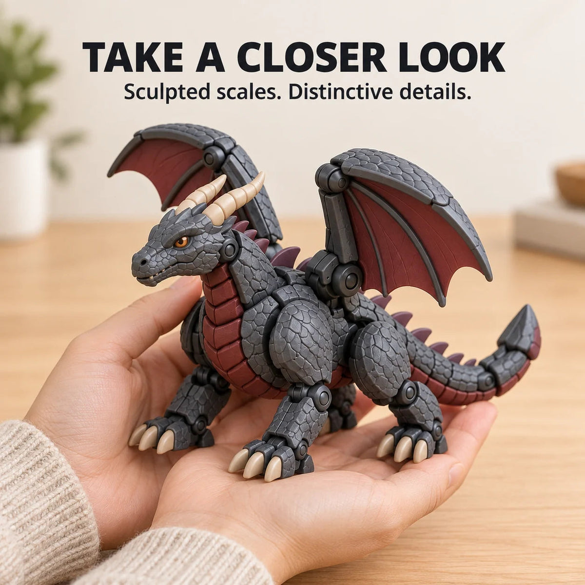 ๐ Guardian Dragon Egg โ Transforming Dragon Figure with Sculpted Details