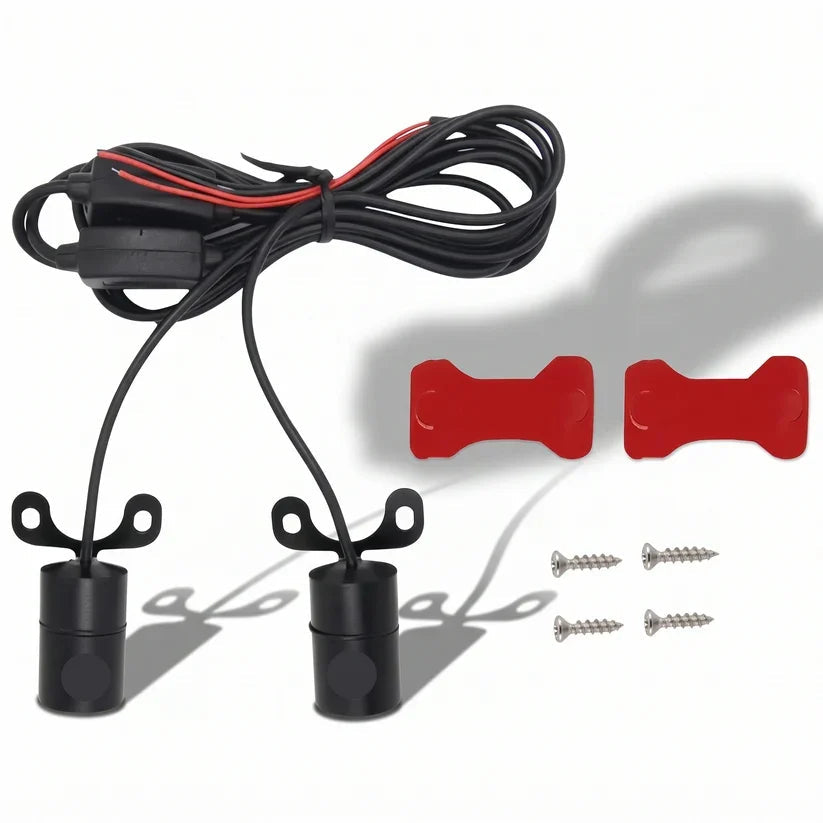 ๐ฅ LAST DAY 50% OFF ๐๏ธ IP67 Waterproof & Dustproof Angel Wing Motorcycle LED Projector Lights (1 Pair)