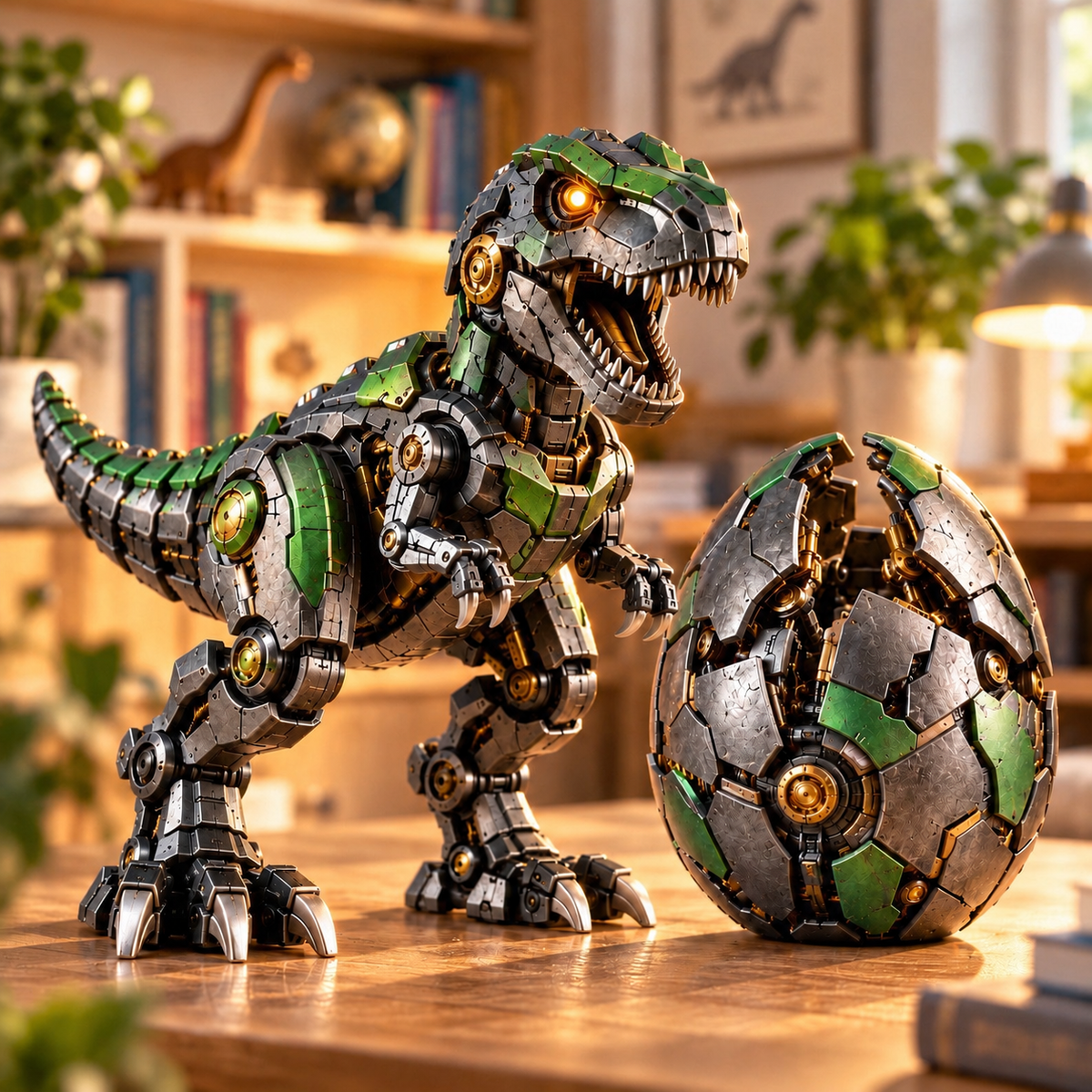 ๐ฆ๐ฅ Mechanical T-Rex Egg โ From Mysterious Egg to Mighty Robotic Dinosaur! ๐ฅโ๏ธโจ