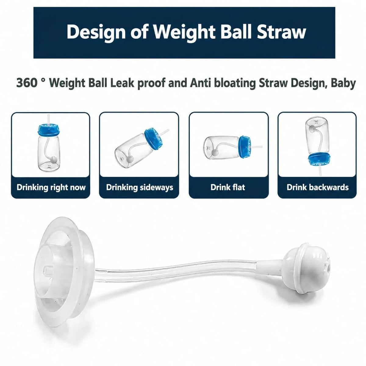 Hands-Free Anti-Colic Baby Bottle 🍼 – Convenient Feeding Design