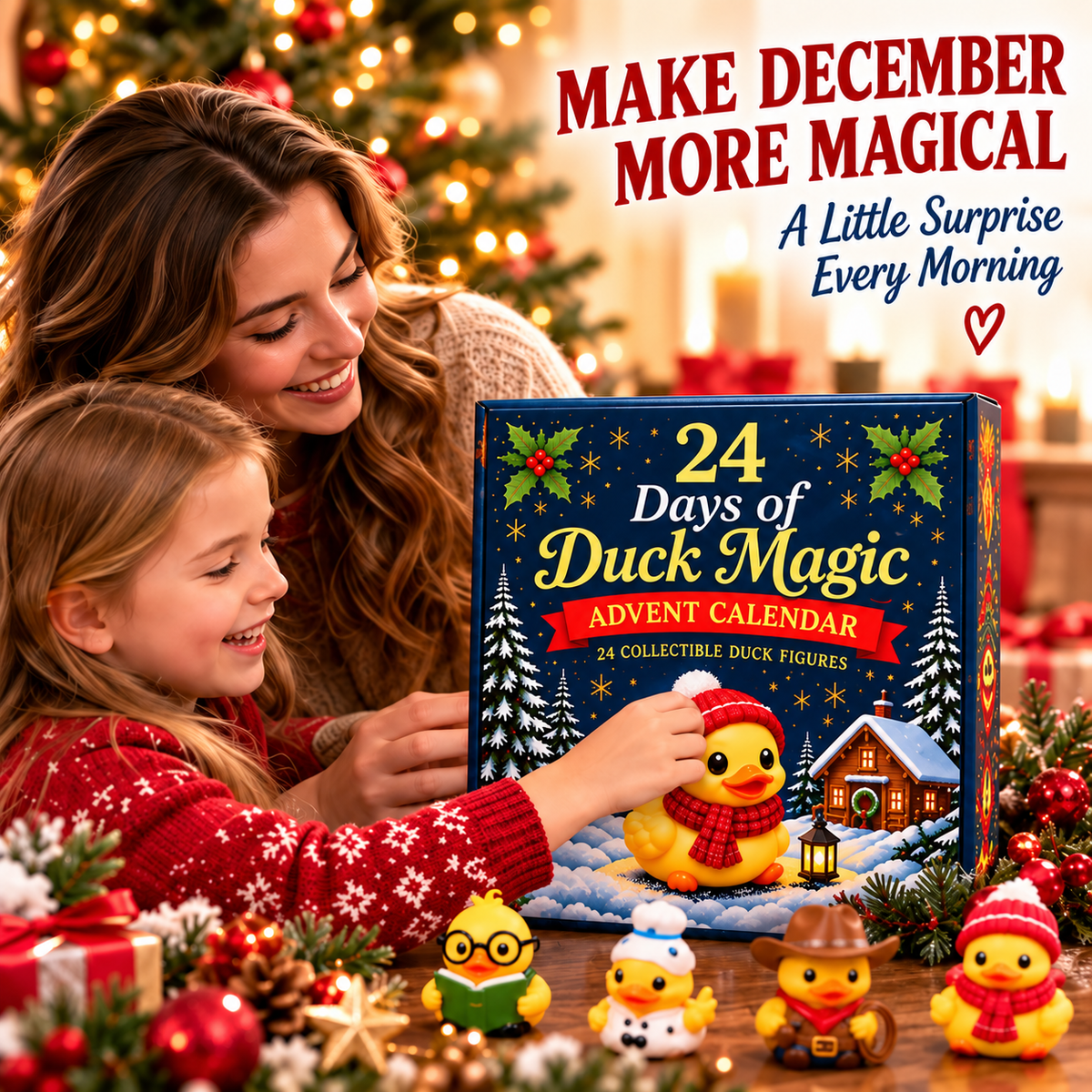 π¦24-Day 3D Duck Magic Christmas Advent Calendar