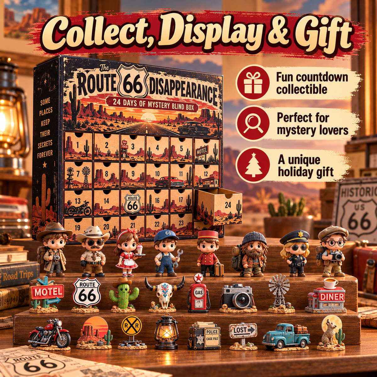 π Route 66 Mystery Blind Box β 24 Days of Americana Collectibles