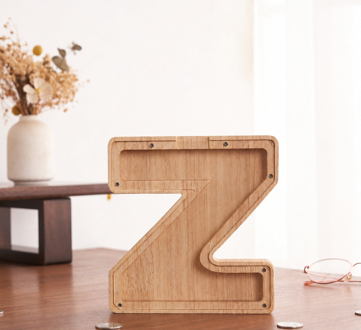 π Wooden Letter Piggy Bank β A Special Place for Their First Savings