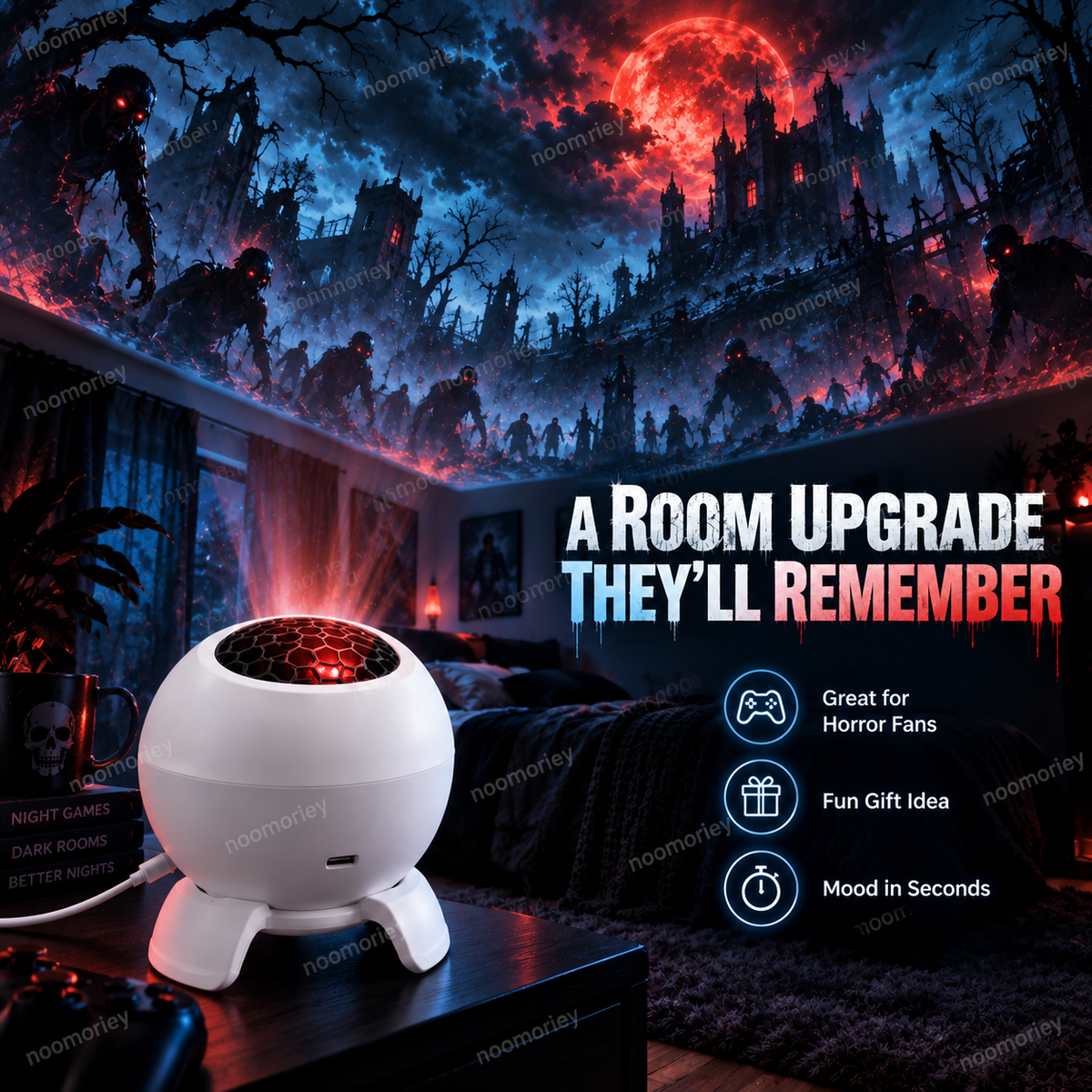 ๐ฎ Gaming-Themed Projector Light โ Set the Mood for Your Next Session ๐ฅ