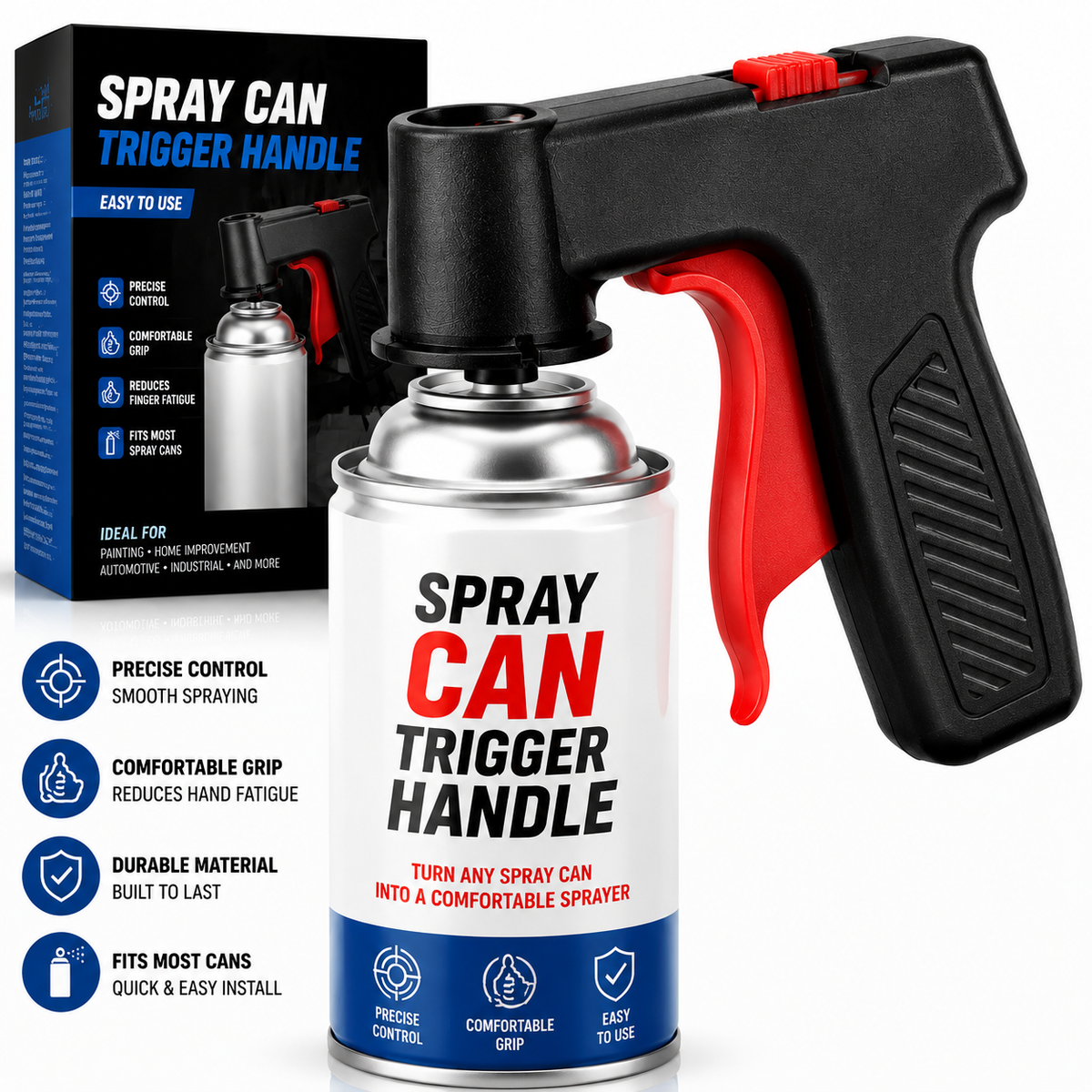 🎨 Clip-On Spray Can Trigger Handle | Comfortable Grip for DIY Painting