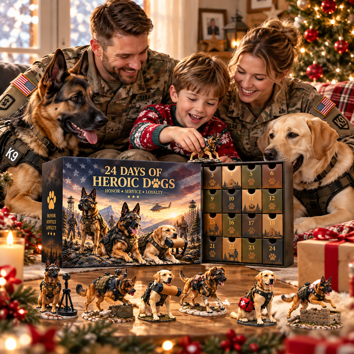 πποΈ2026 Military Working Dogs Advent Calendar β 24 Days of Courage, Loyalty & Honor
