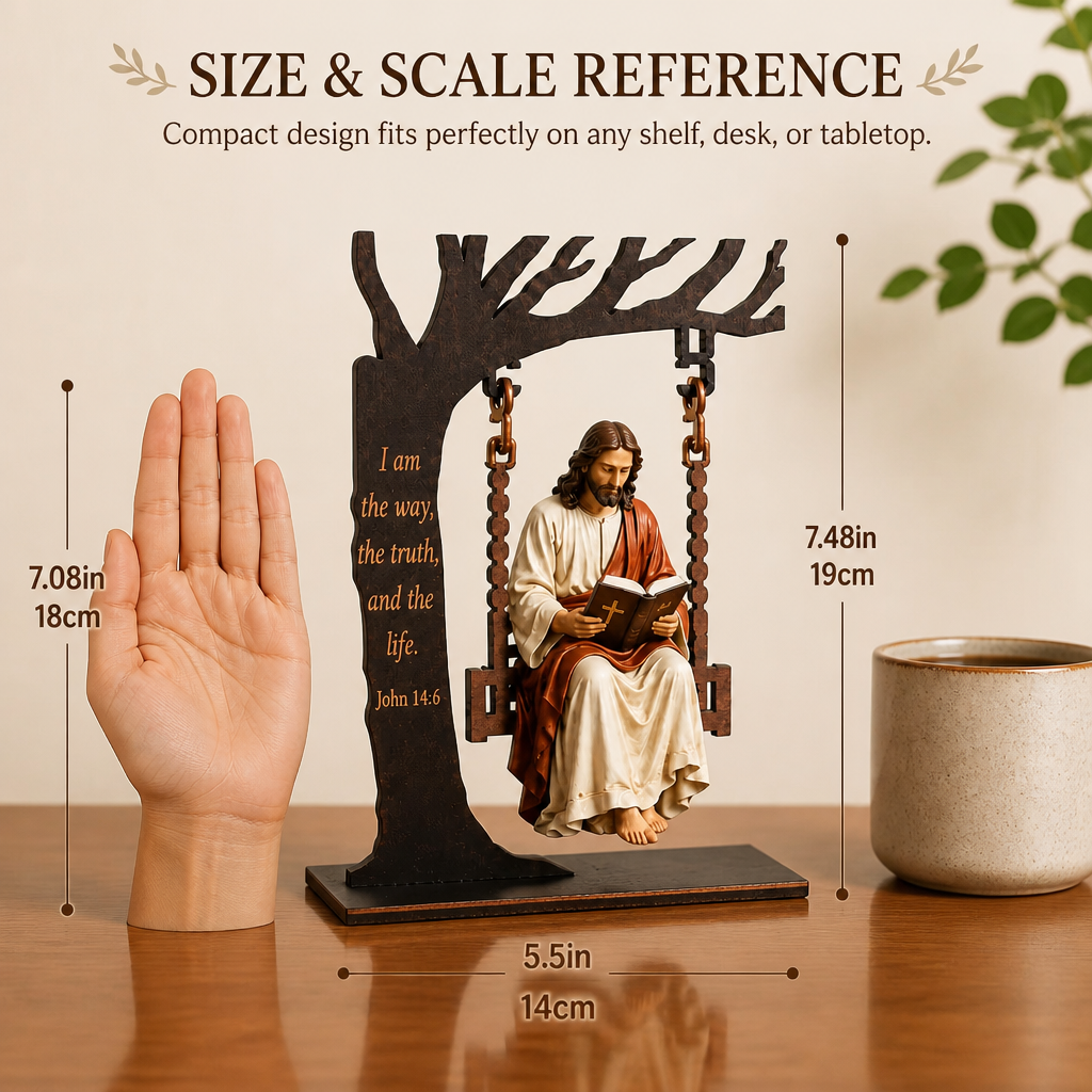 ✝️📚Christian Jesus Swing Ornament