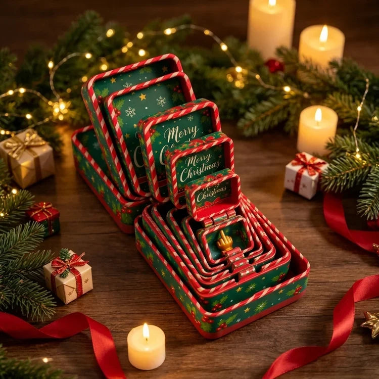 Christmas Nested Prank Box – Reusable Funny Surprise Gift