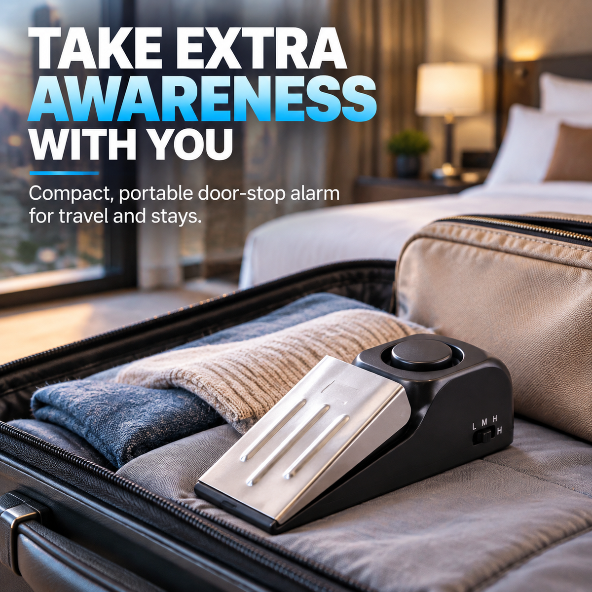 🔥🔥Anti-Theft Alarm System with Door Resistance (For Your Safety)