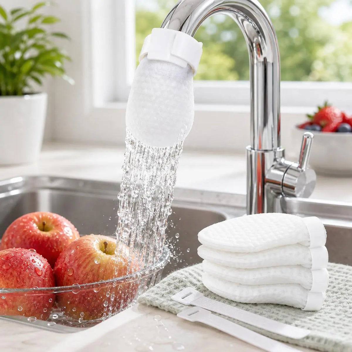 π° Cotton Faucet Filter Bags β Sediment & Splash Filter