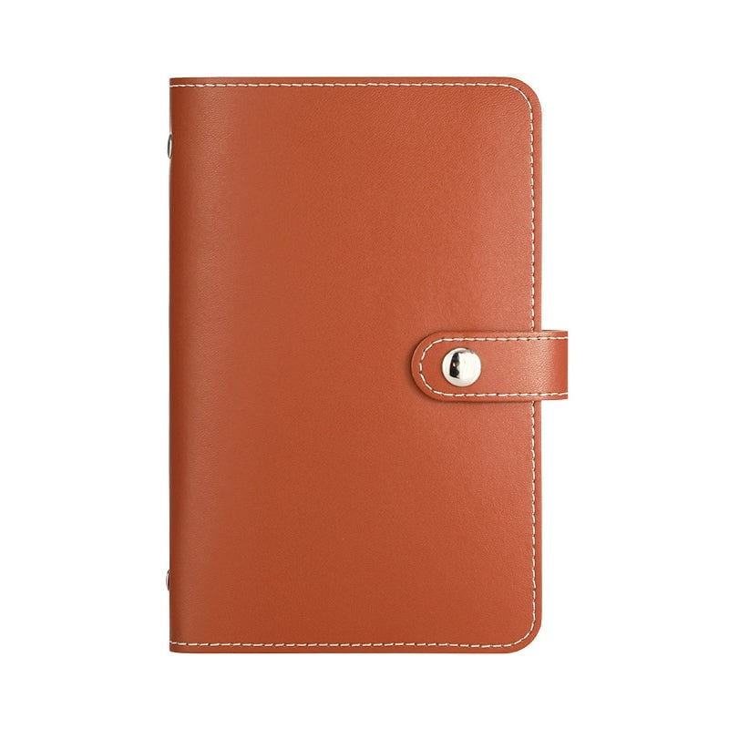 💰 A6 Mirror-Finish Savings Binder – Snap-Button Cash Budget Organizer