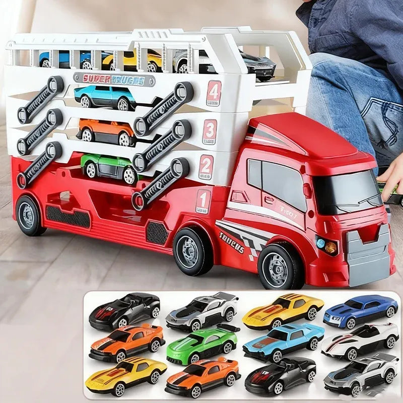 🔥Christmas Sale! 🎄 | Offers-Foldable 4 Layer Race Track Carrier