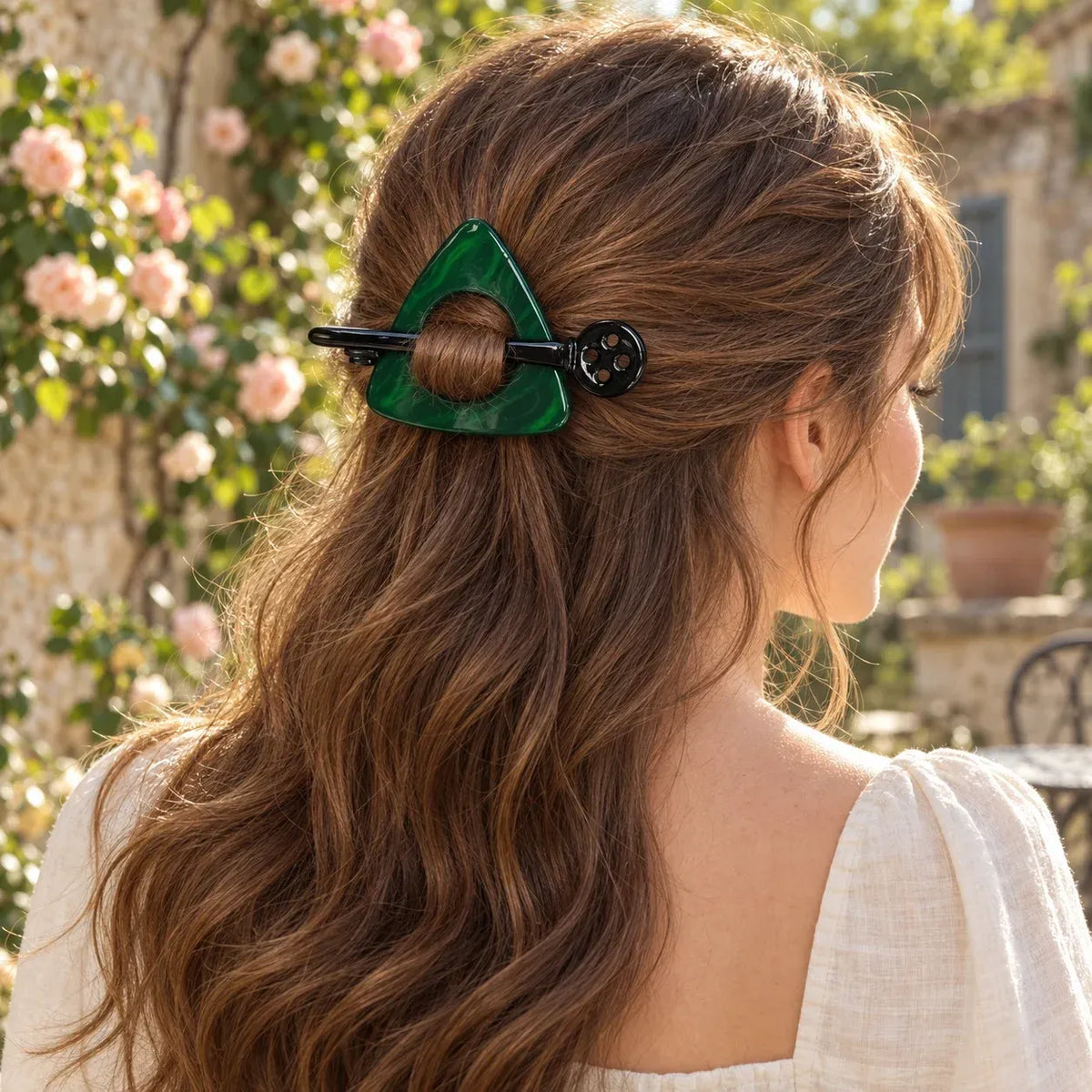 ๐ชCat-Eye Stone Hair Barrette๐