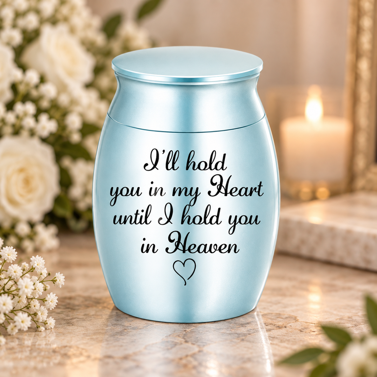 ποΈ βIβm Always With Youβ Personalized Mini Urn β Memorial Keepsake in Loving Memory of Mom or Dad π€
