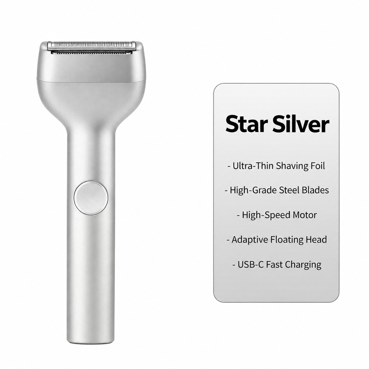 💝🪒 Men’s Portable Foil Electric Razor ⚡🧔 Rechargeable Wet & Dry Close Shaver