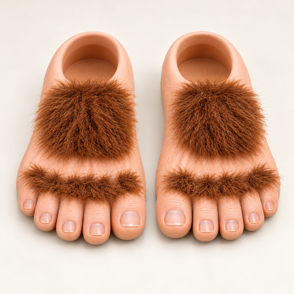 π£ YETI OR NOT Bigfoot Feet β π Funny Realistic Toe Slippers, One Size EU 36β42