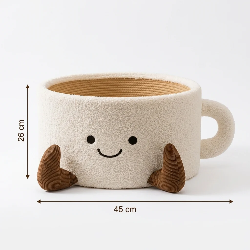 🐾Cute Coffee Mug Shaped Pet Bed For Dogs & Cats🐾