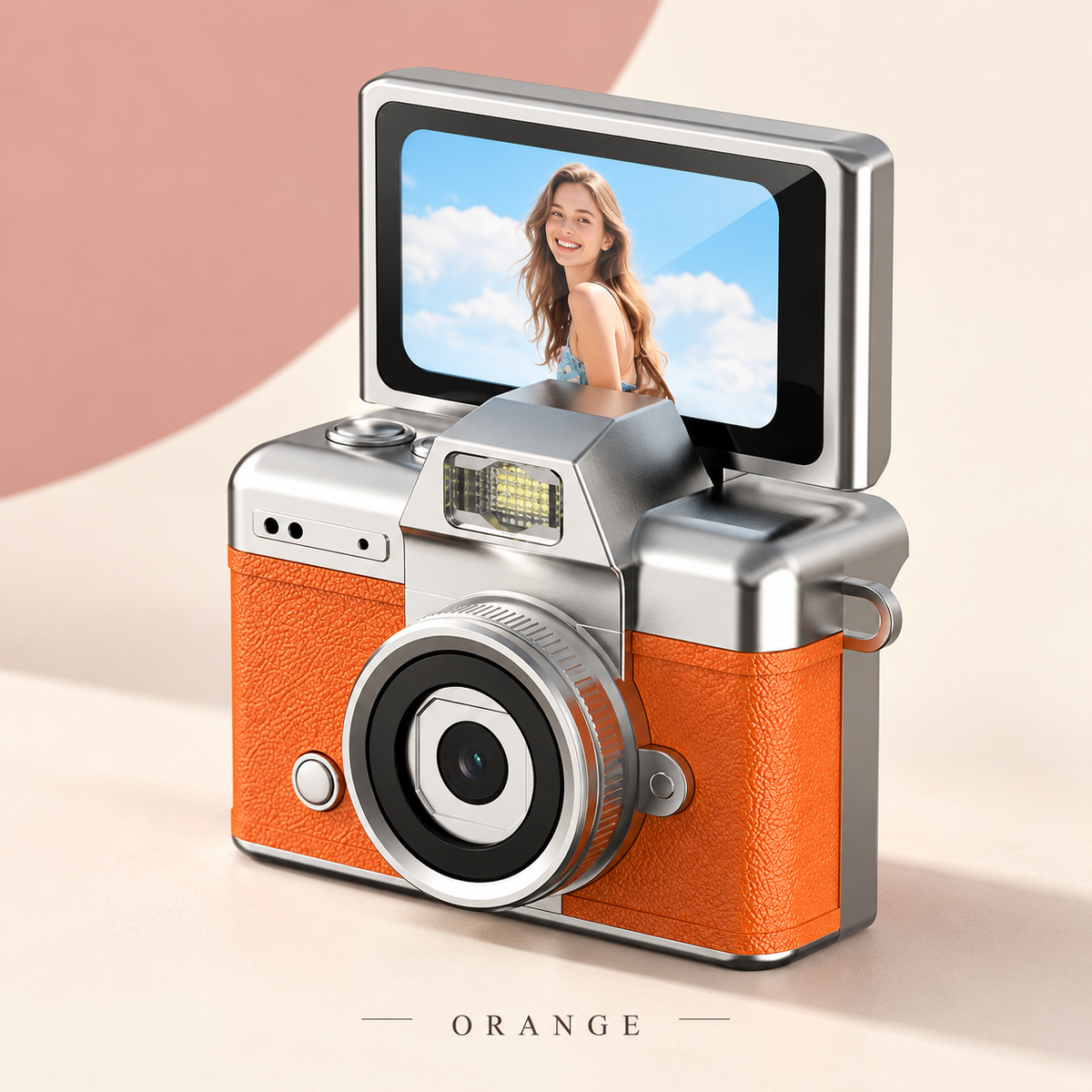 ๐ธ Mini Keychain Digital Camera with Flip-Up Screen