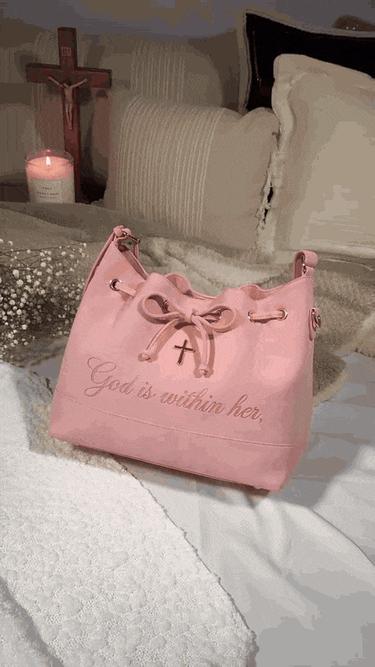 Psalms Suede Bucket Bag — Shoulder & Crossbody