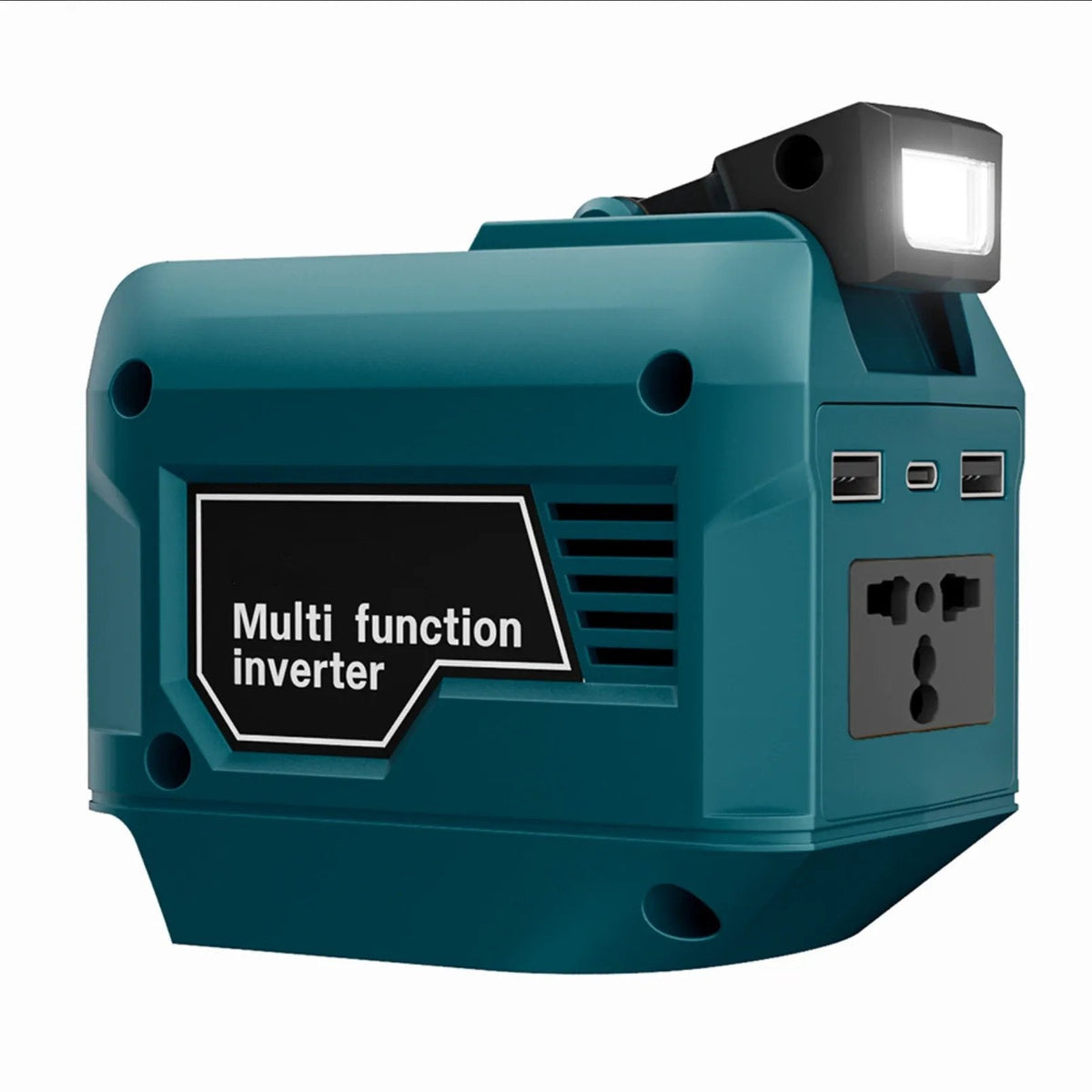 250W Power Inverter DC 18V-21V To AC 220V For Makita For Milwaukee For DeWalt For Bosch USB Type-C DC Port Output