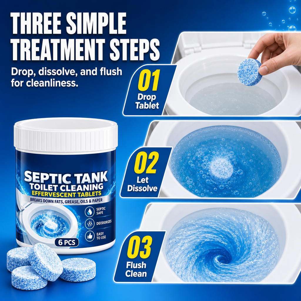 π½β¨ Effervescent Toilet Cleaning Tablets β Drop, Fizz & Refresh