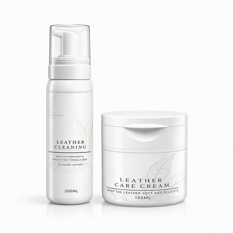 ⏰Professional Luxury Leather Cleaner and Nourishing Care Cream Set👜✨