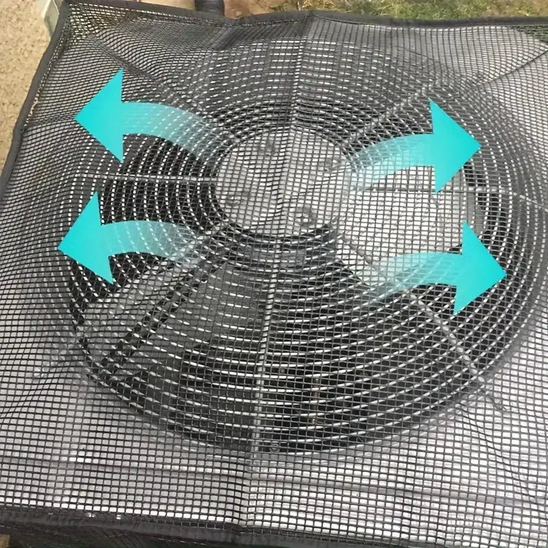 ⏳ Last day to save 49%-❄️-Heavy-Duty Mesh AC Cover – All-Season Outdoor Protection