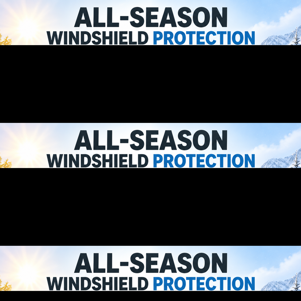 🚗 Magnetic Windshield Cover – All-Season Sun, Snow & Frost Protector for Cars, SUVs & Trucks