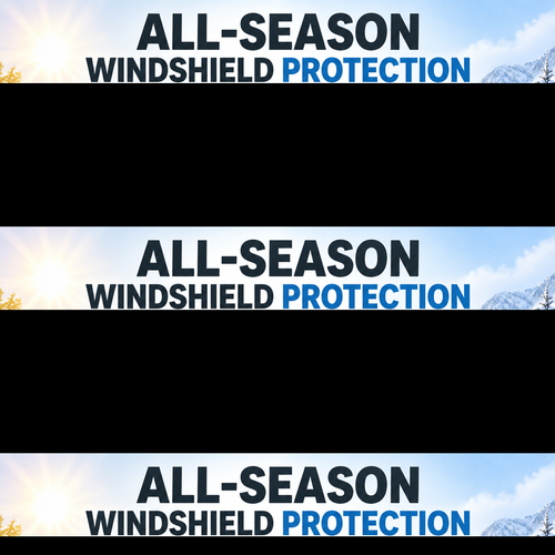 🚗 Magnetic Windshield Cover – All-Season Sun, Snow & Frost Protector for Cars, SUVs & Trucks