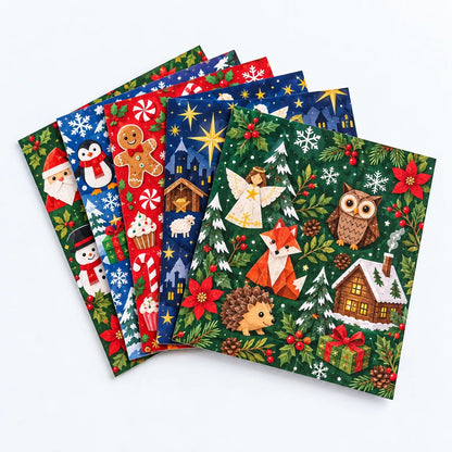 🧘 Relaxing & Beginner-Friendly- 3D DIY Paper Christmas (💕 Step-by-Step Guide Included)