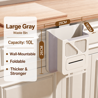 Hanging Kitchen Trash Can for Cabinet Door