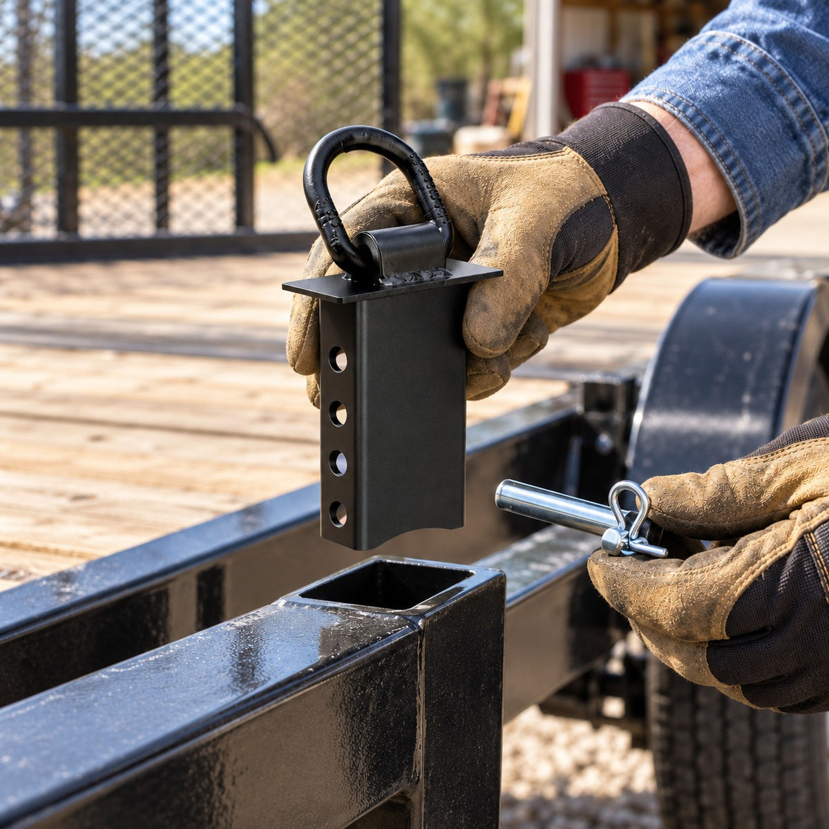 Removable Trailer Stake Pocket D-Ring Tie-Down Anchors