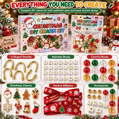 LAST DAY 50% OFF – Personalized Christmas DIY Charm Kit ✨