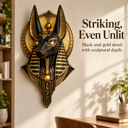 ☀️Anubis Guardian Wall Light – ANCIENT PRESENCE. MODERN GLOW