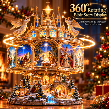 🪞✝️ Lighted Bible Story Display – 6 Sacred Scenes of Faith & Hope ✨