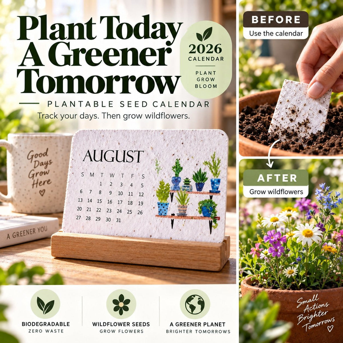 Plantable Seed Calendar 2027