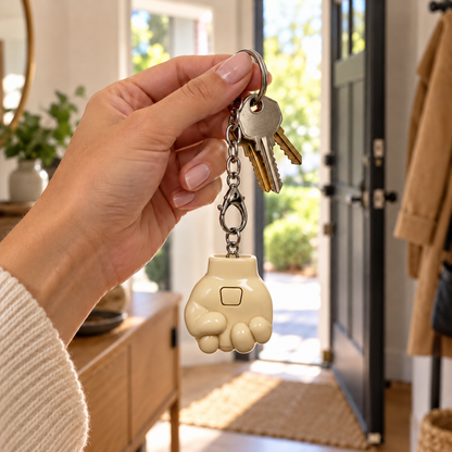 Press & Pop Middle Finger Keychain Set
