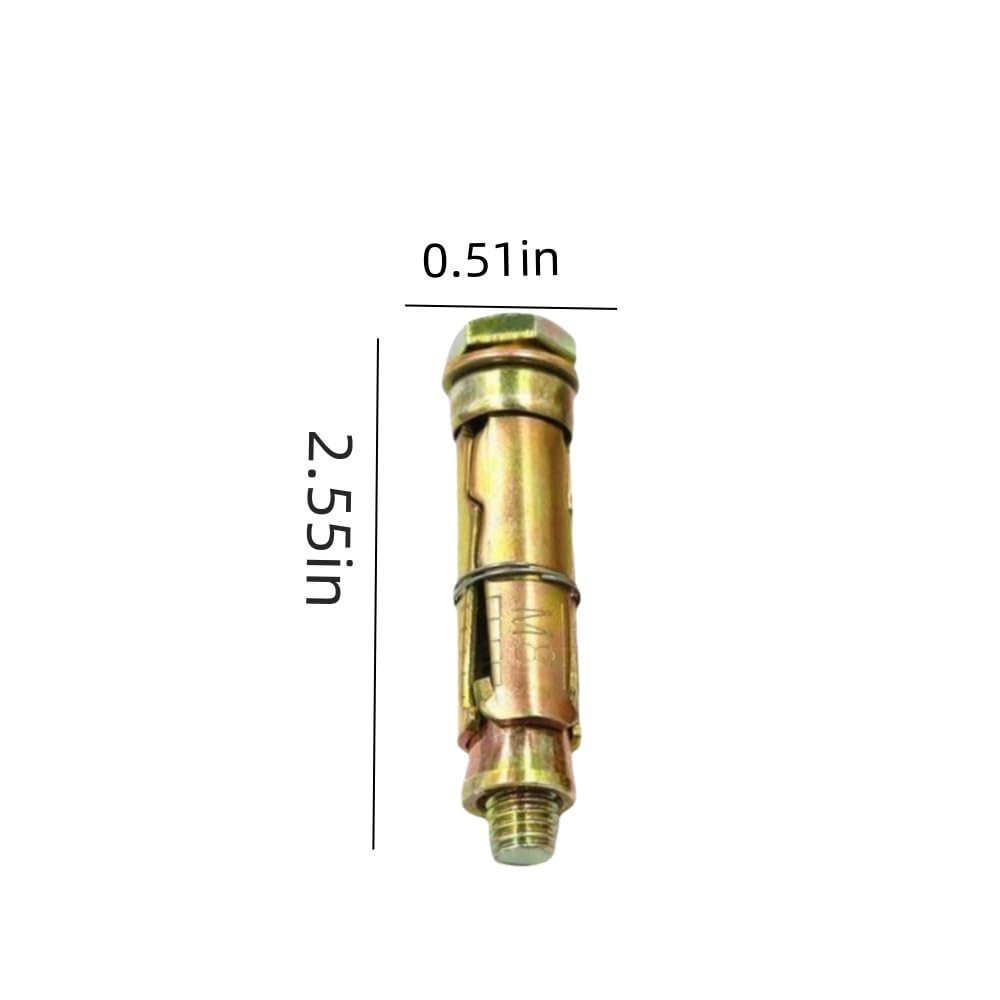 🔩 10-Pack M8×60mm Expansion Anchor Bolts – Heavy-Duty Sleeve Fasteners