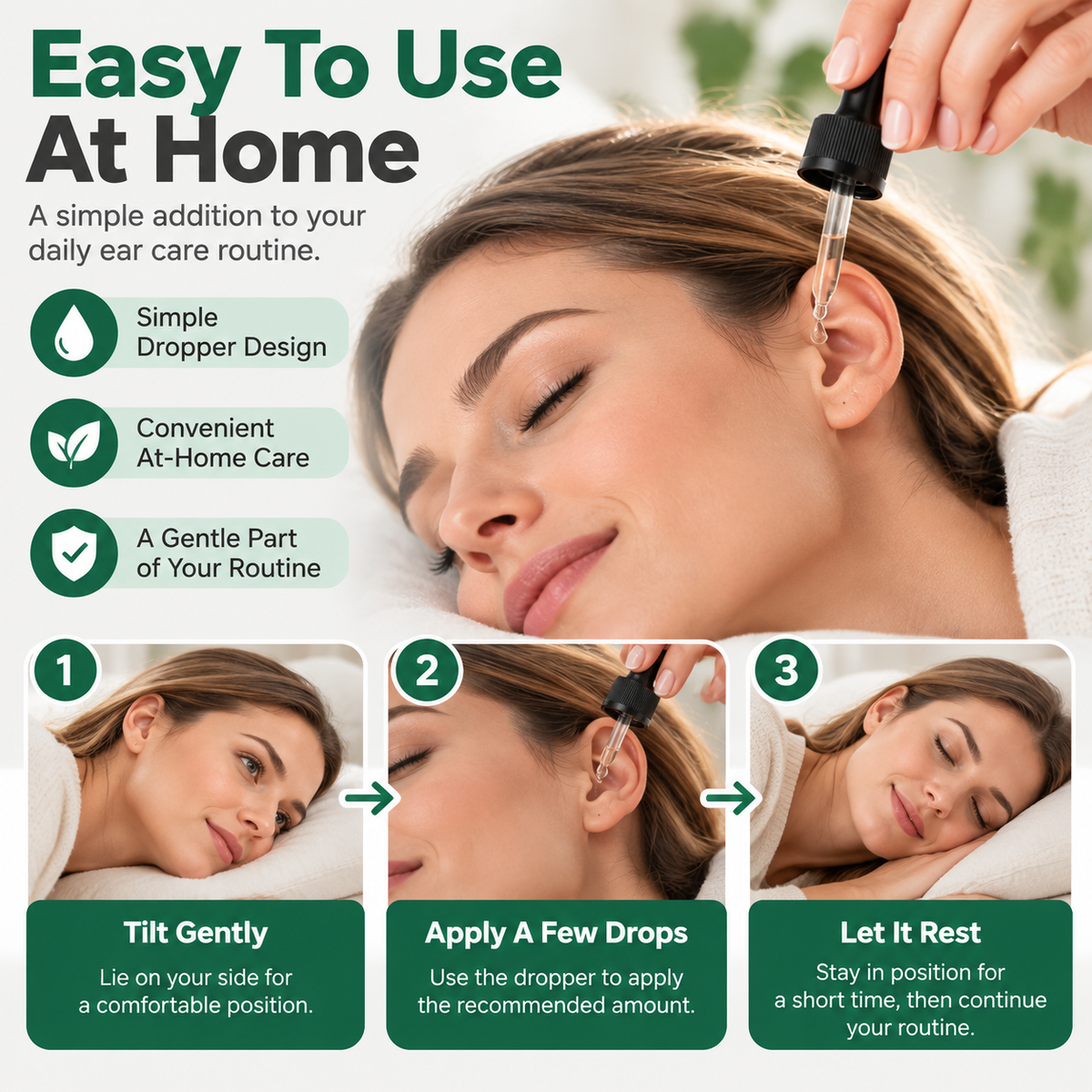 💧 Ear Care Drops | Easy Dropper Personal Care Formula