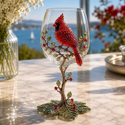🦅 LIMITED TIME DEAL! Bald Eagle Decorative Goblet – Unique Eagle Bird Figurine Cup with Pinecone Details, Nature Inspired Home Decor & Collectible Gift